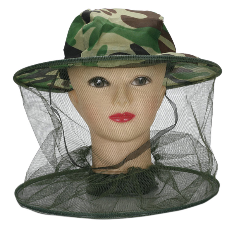 Mens Outdoor Hunting Hats - Anti sivrisinek balıkçı şapkası böcek cibinlik
