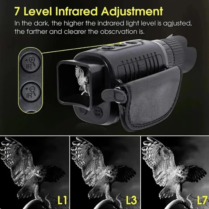 Outdoor Hunting Digital Night Vision - 5X Zoom Dijital Monoküler Kızılötesi Gece