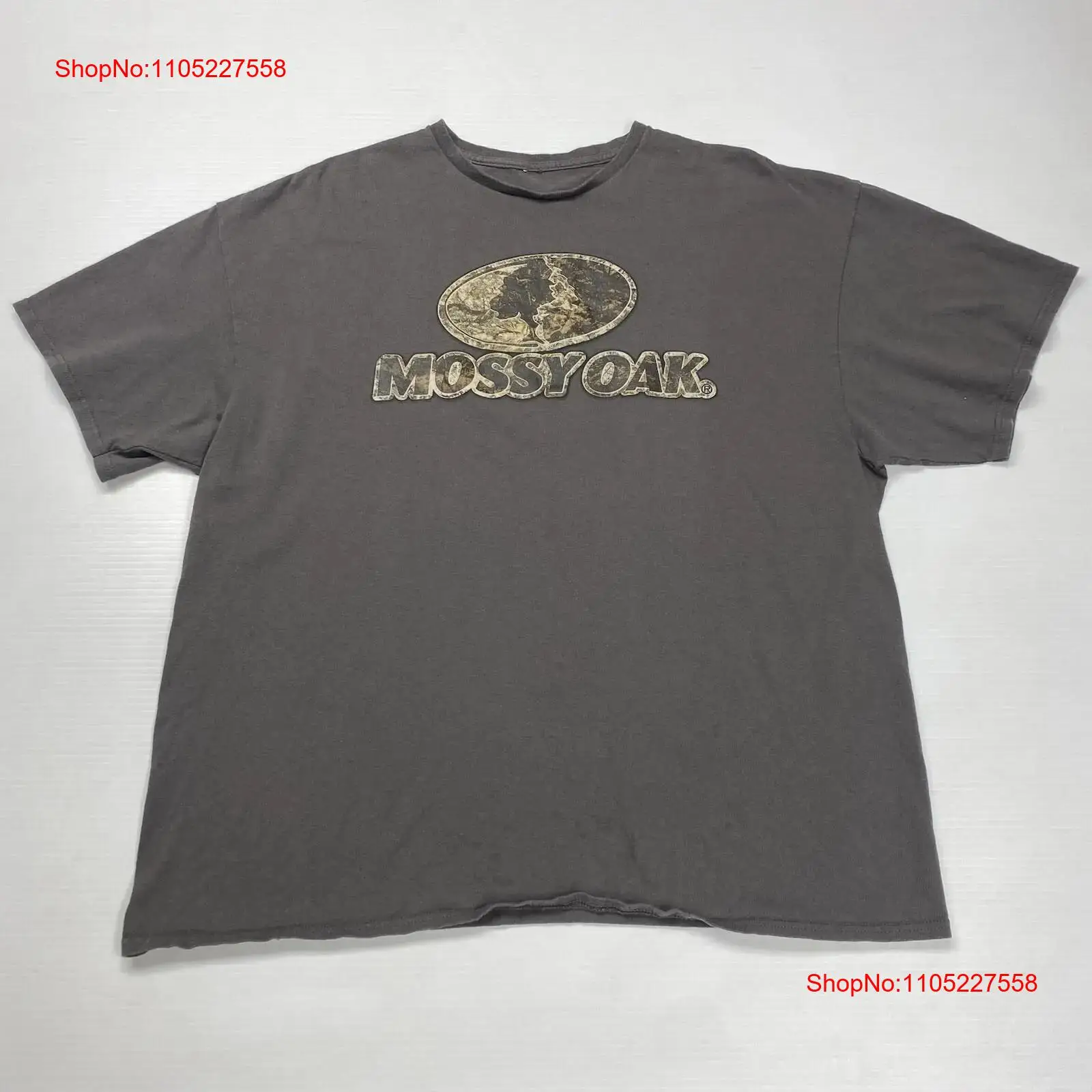 Hunting Outdoor Logos - Mossy Oak Erkek Tişörtü M Gri
