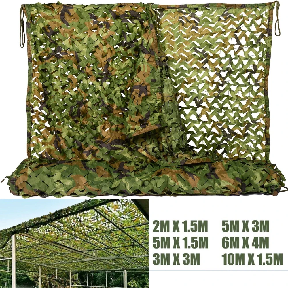 Outdoor Hunting Tent - Woodland Kamuflaj Netleştirme Woodland Camo Net