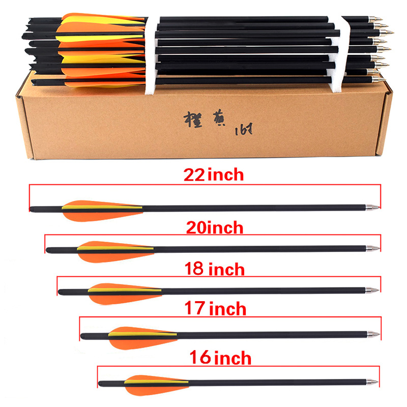 Arrow Carbon Shaft - 12 Adet 16/17/18/20/22 İnç Okçuluk Karbon