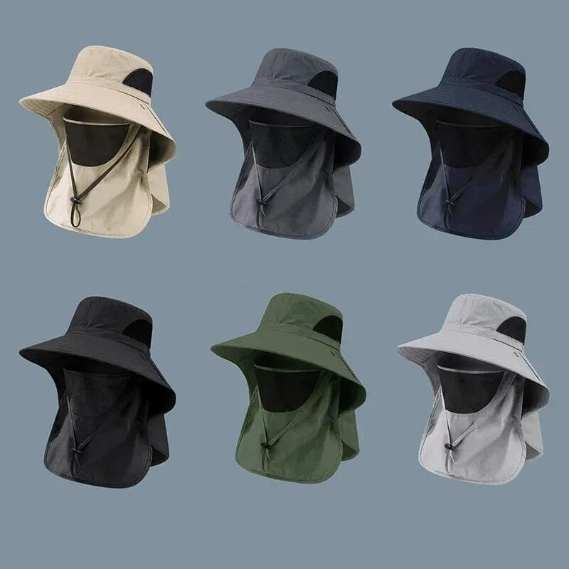 Mens Outdoor Hunting Hats - Yazlık Güneş Şapkaları UV Korumalı Açık