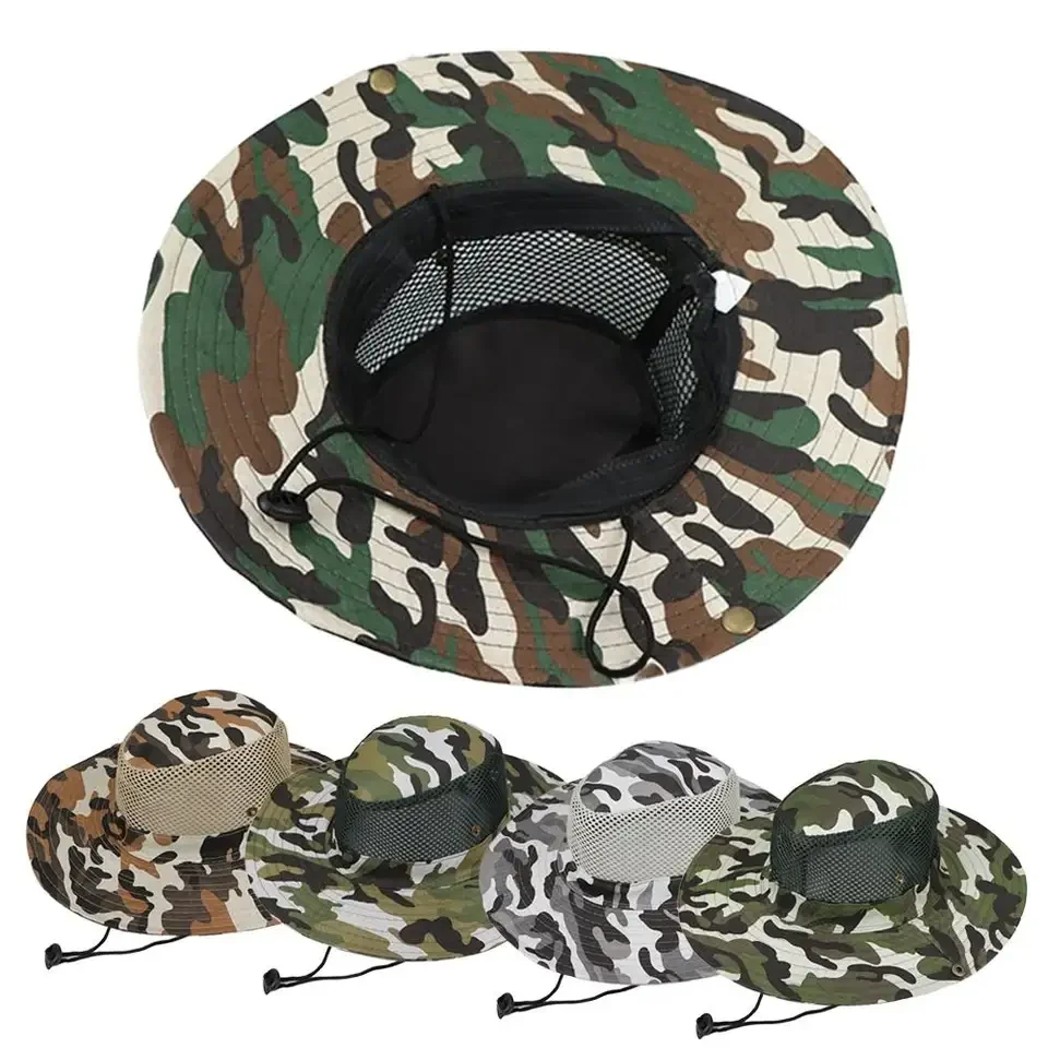 Kamuflaj Örgü Kova Şapka Geniş - Mens Outdoor Hunting Hats incelemesi ve fiyatı