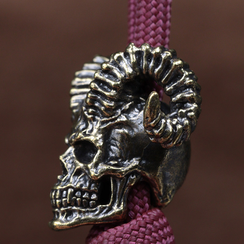 Keçi Boynuzu Kafatası Kafa Pir - Paracord Survival Bracelet incelemesi ve fiyatı