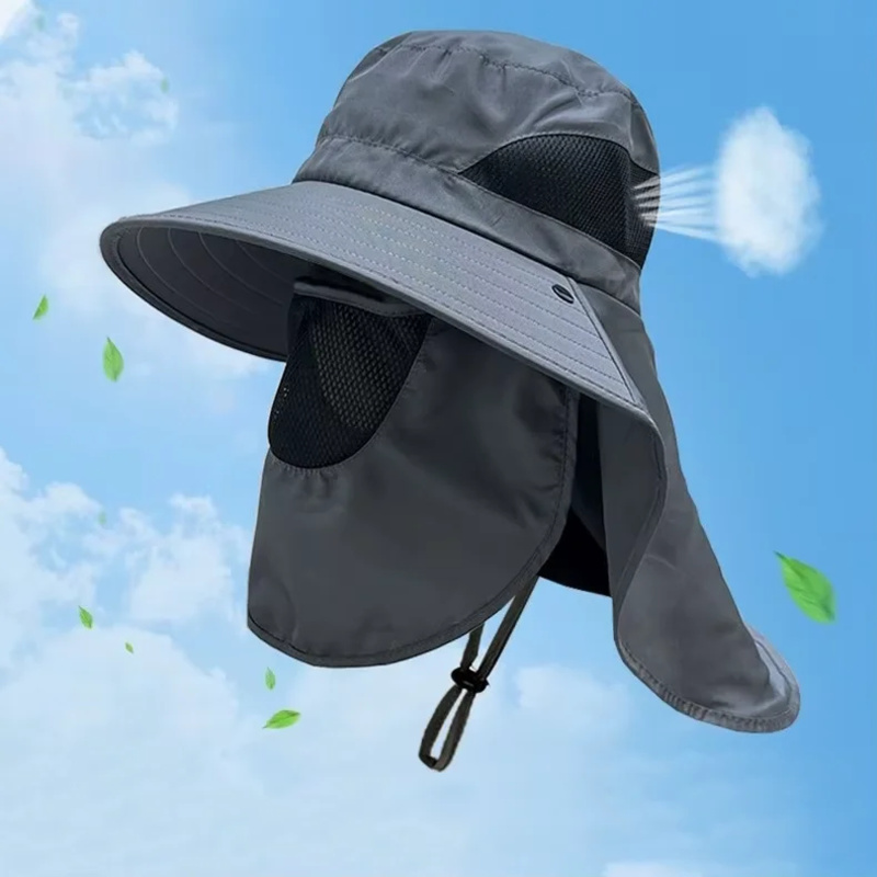 Yaz güneş şapkaları UV Koruma  - Mens Outdoor Hunting Hats incelemesi ve fiyatı