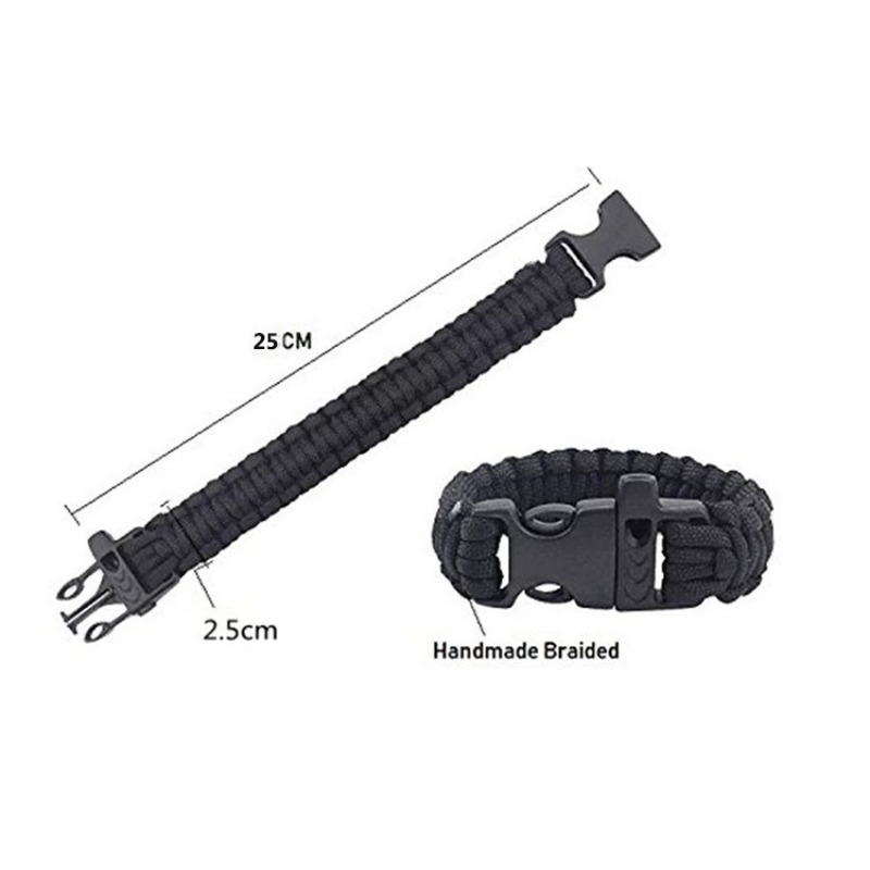 Düdüklü Paracord Bileklik, Yed - Paracord Survival Bracelet incelemesi ve fiyatı