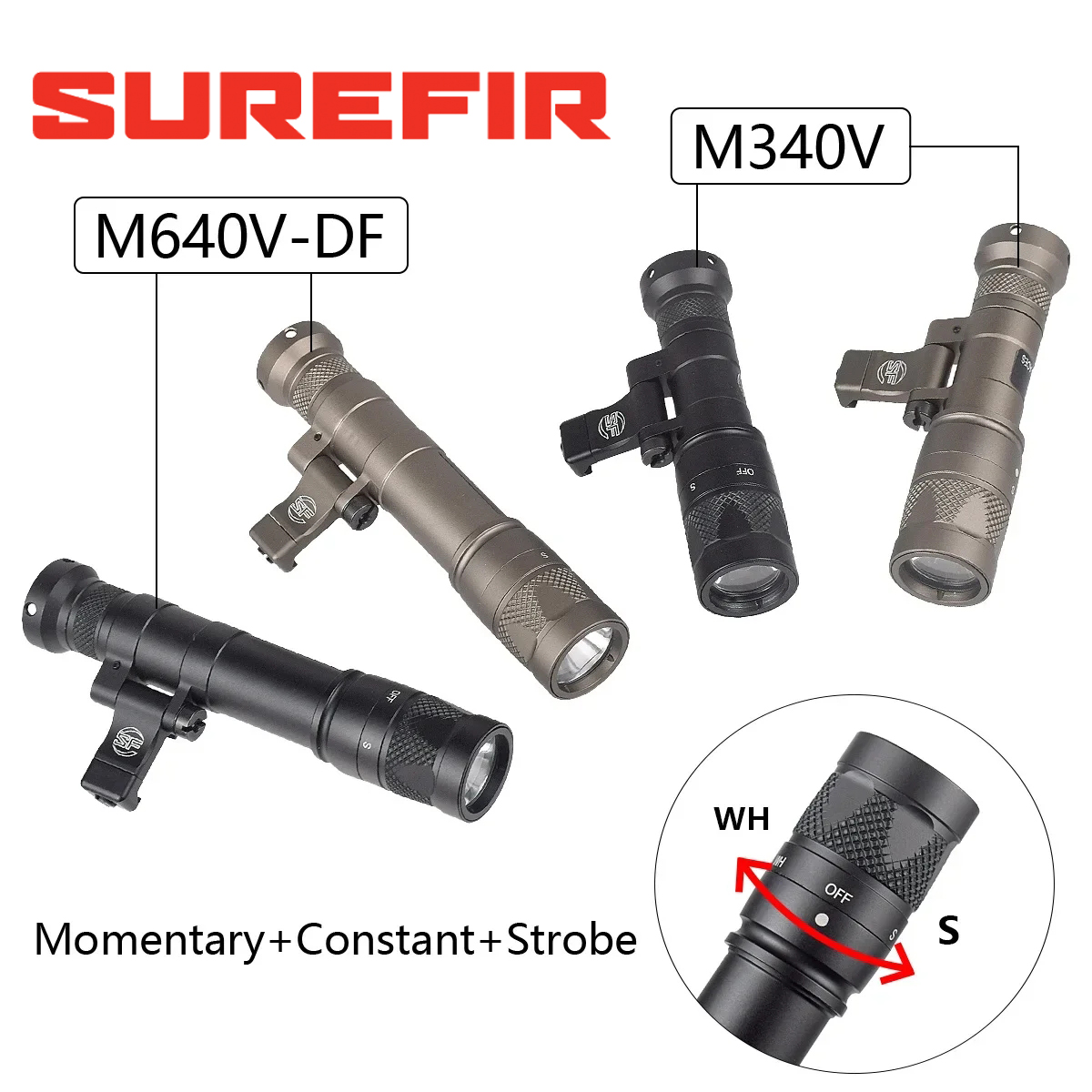 Surefir M600 M340 DF M640 SF E - Hunting Outdoor Store incelemesi ve fiyatı