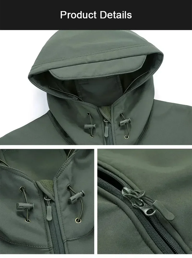 5XL 6XL CP Kamuflaj Yumuşak Ka - Men'S Outdoor Hunting Jacket incelemesi ve fiyatı